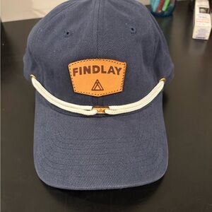 Men's Navy Blue Cap with Tan Patch